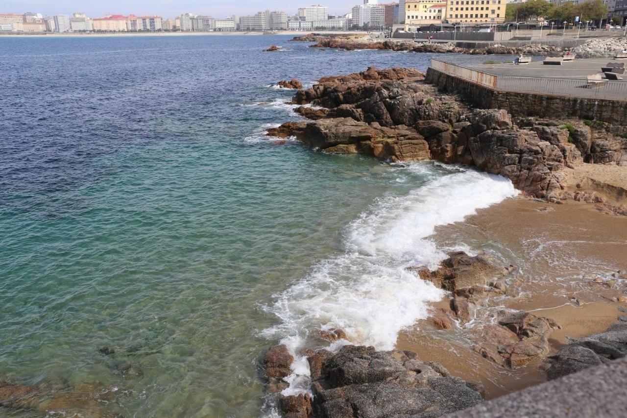 Apartamento Orzan Playa A Coruna Ngoại thất bức ảnh